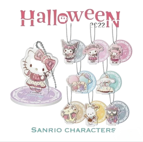 Sanrio Little Twin Star Halloween Sweets Acrylic Keychain with Stand - Picture 5 of 6
